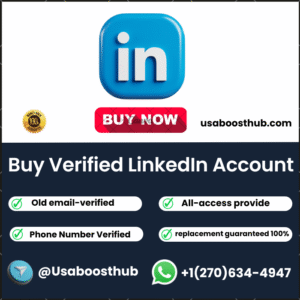 Buy Verified LinkedIn Account https://usaboosthub.com/