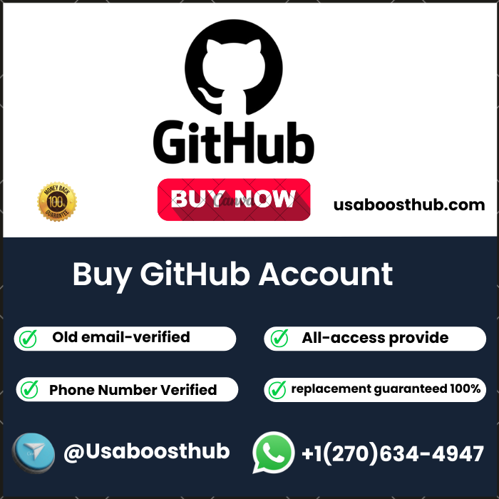 Buy GitHub Account https://usaboosthub.com/