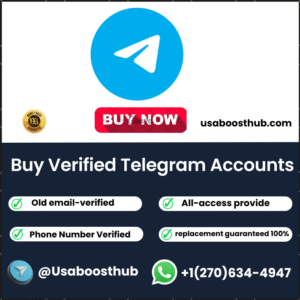 Buy Verified Telegram Accounts https://usaboosthub.com/