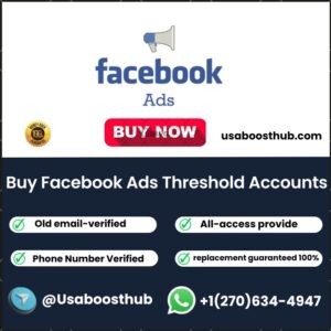 Buy Facebook Ads Threshold Accounts