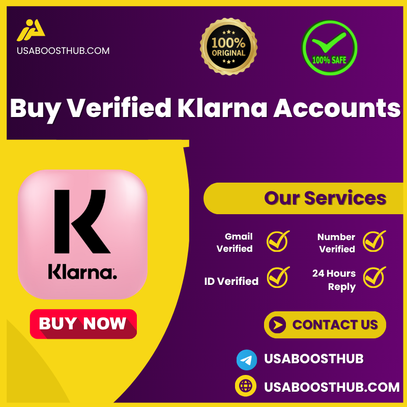 Buy Verified Klarna Accounts